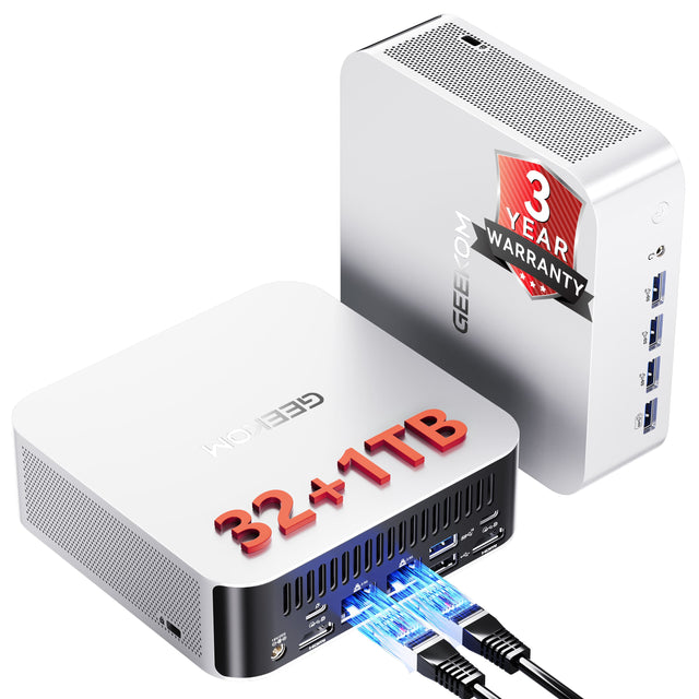 3 YEAR WARRANTY  
GEEKOM  
GEEKOM 32+1TB