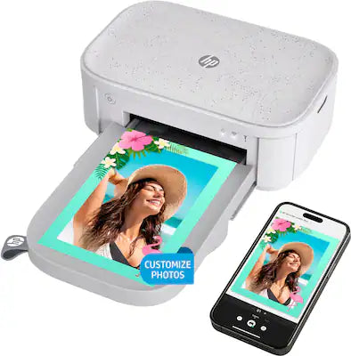 HP - Sprocket Studio Plus WiFi Photo Printer, Compatible with iOS and Android