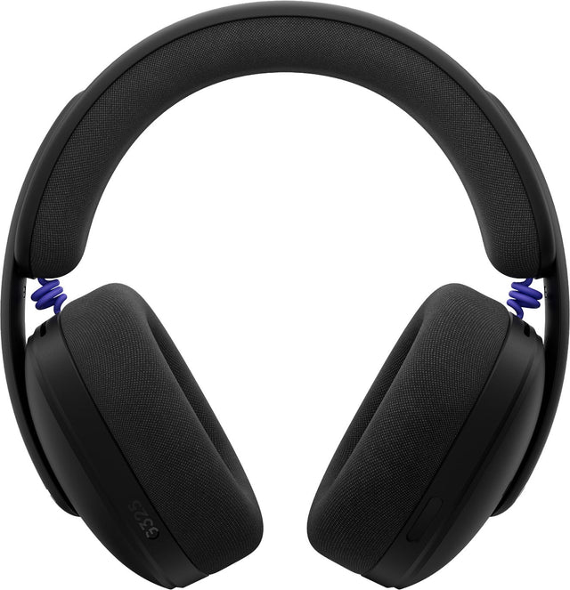 Front. Logitech - G325 LIGHTSPEED Wireless Bluetooth Gaming Headset with Noise Reduction Microphone for PC, PlayStation, Switch, Mobile - Black.