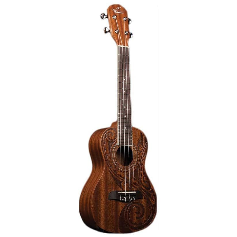 Oscar Schmidt - OU2TAT-A Concert Ukulele. Mahogany Maori - Natural