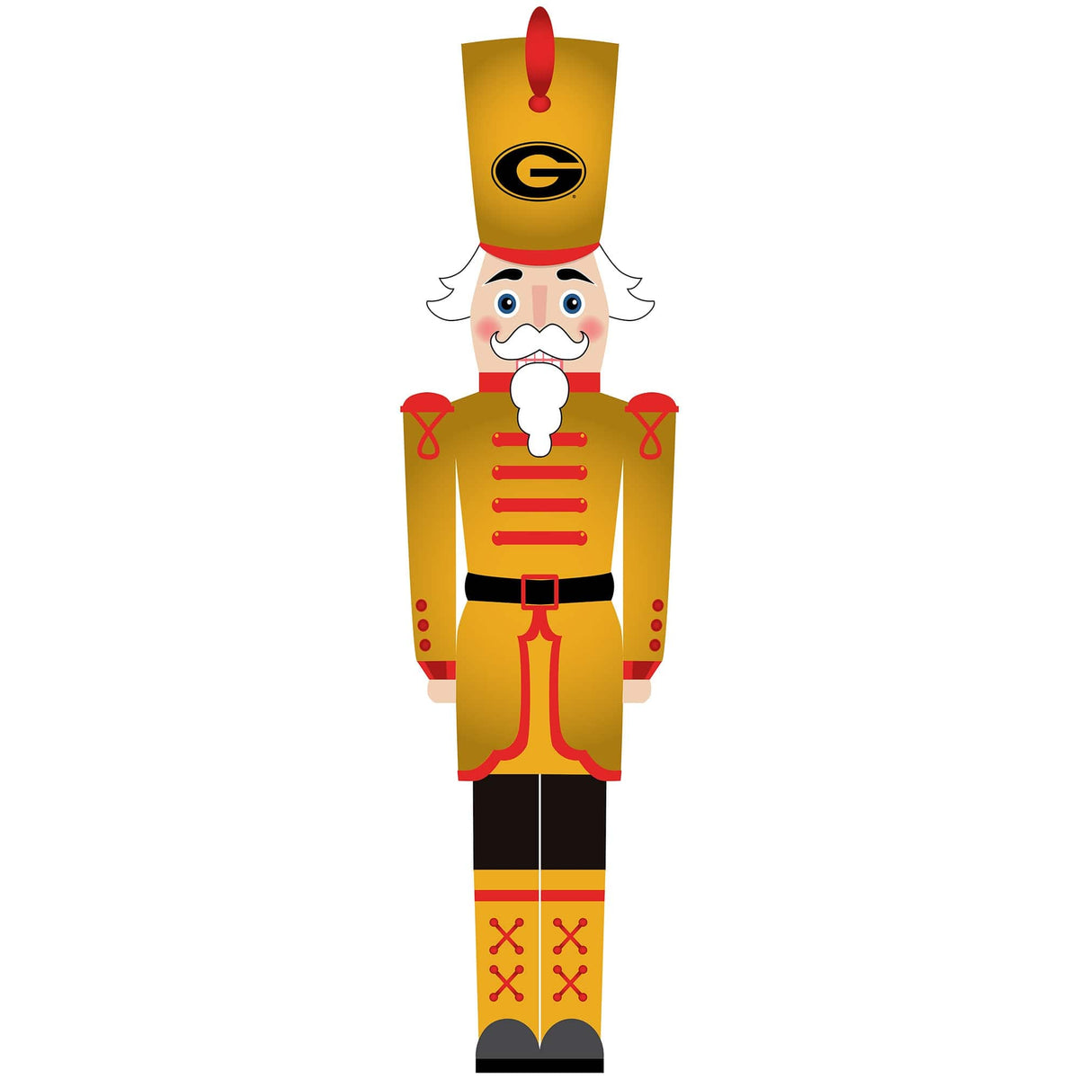 Fan Creations - Grambling Tigers 46" Nutcracker Leaner - Multicolor
