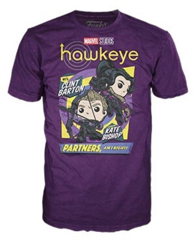 MARVEL STUDIOS  
hawkeye  
CLINT BARTON  
KATE BISHOP  
PARTNERS, AM I RIGHT?