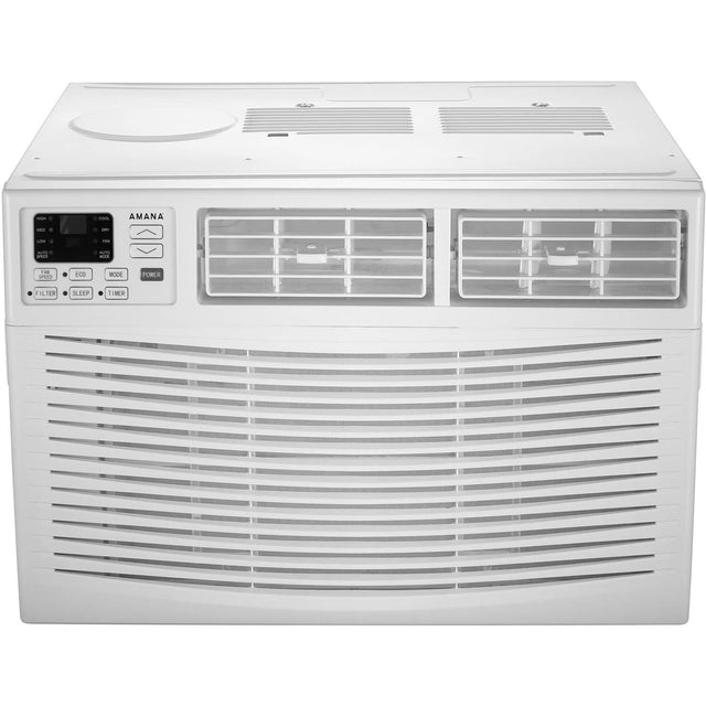 Front. Amana - 1,000 Sq. Ft. 18,000  230V  Window Air Conditioner - White.
