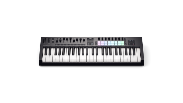 Front. Novation - Launchkey 49 [MK4] MIDI Controller - Black.