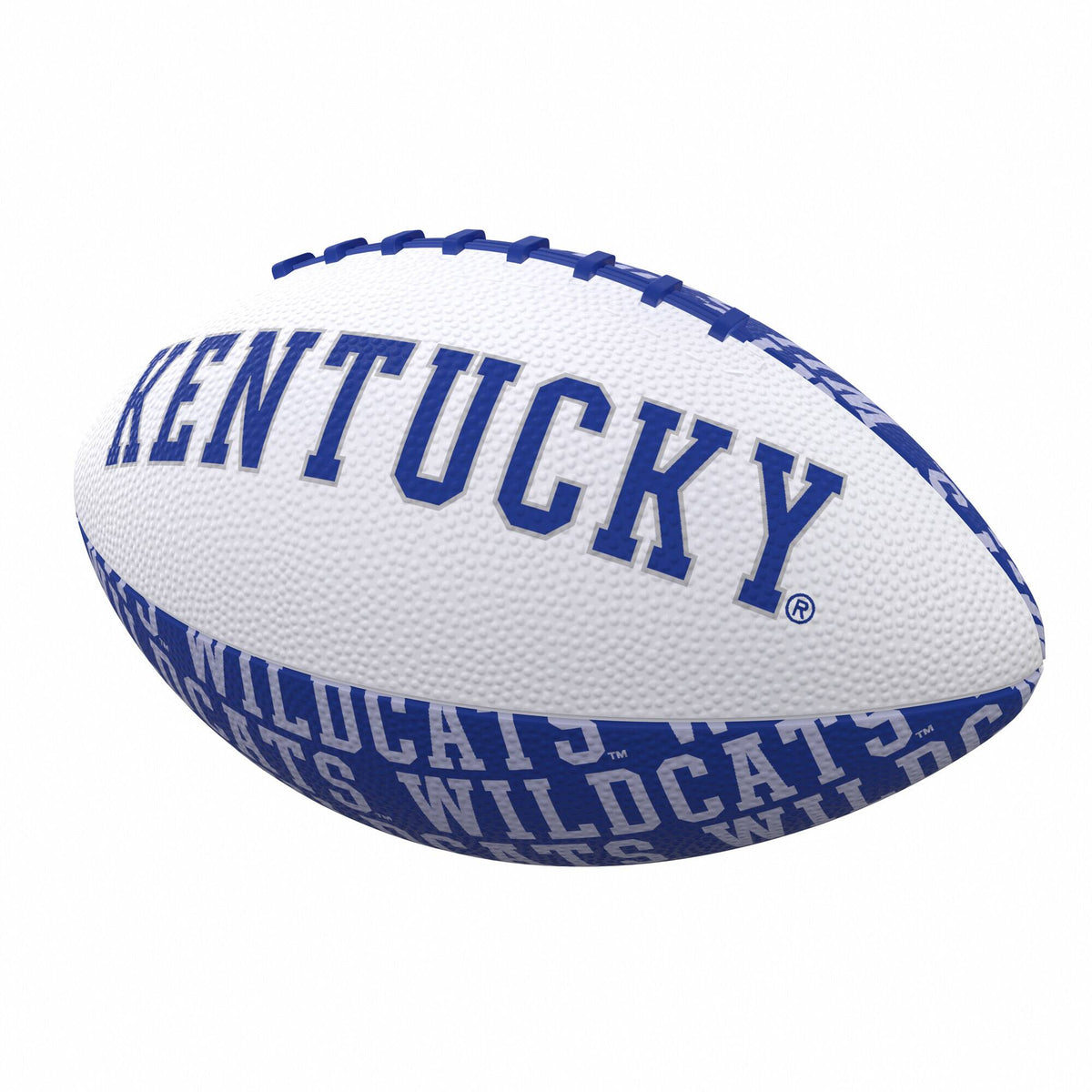 Logo Brands - Kentucky Wildcats Mini Rubber Football - Multicolor