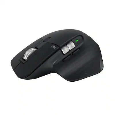 Logitech - MX Master 3S Bluetooth Edition Performance Wireless Optical Mouse with Ultra-fast Scrolling and Quiet Clicks