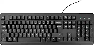 Best Buy essentials™ - Full-size Wired Membrane Keyboard