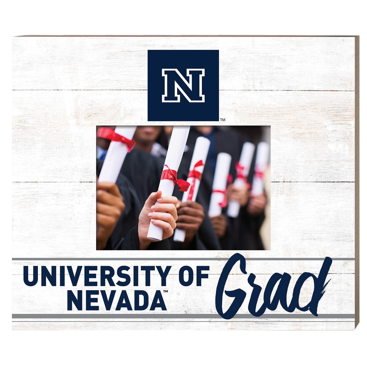 Jardine - Nevada Wolf Pack 11'' x 13'' Grad Picture Frame - White