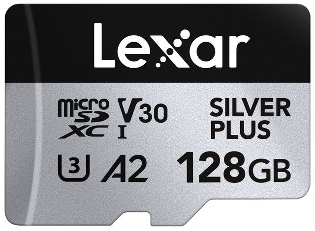 Lexar MicroSD V30 SILVER XC I PLUS 3J A2 128GB