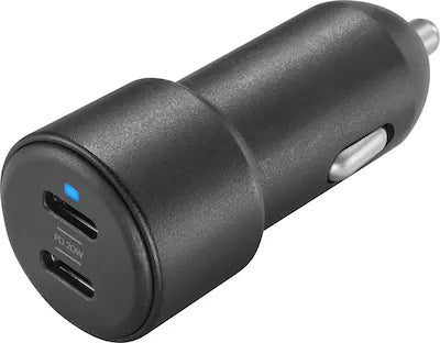Insignia™ - 40W Car Charger for Smartphones, Tablets and More