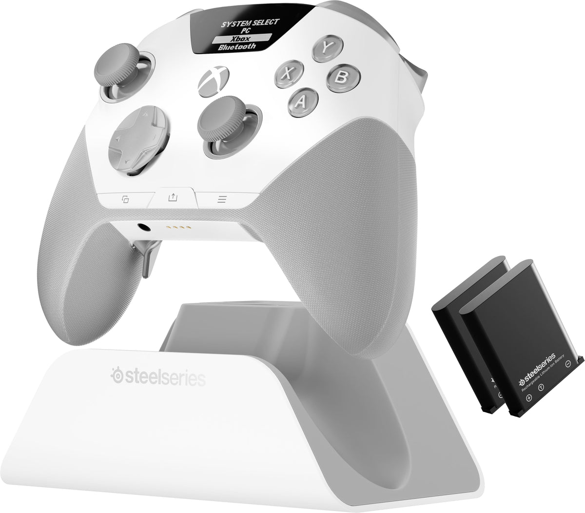 SteelSeries - Aeon Pro Wireless Gaming Controller for Windows, XBOX One, XBOX X/S, and SteamOS - White