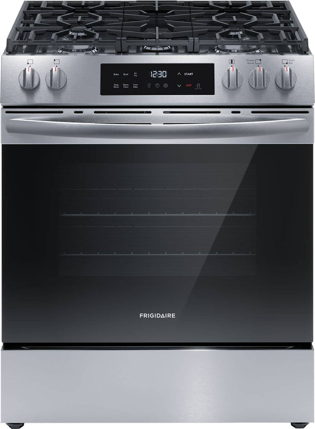 Simmer Burner Quirk AN Baca Bo i 1 12:30 START Sasp I Can V OFF B FRIGIDAIRE