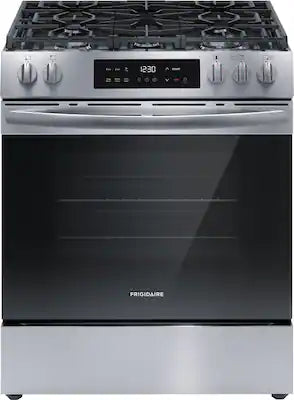 Frigidaire - 30 in. Wide 5 burners 5.1 Cu ft. Slide In Gas Range with Air Fry and 18K BTU Burner