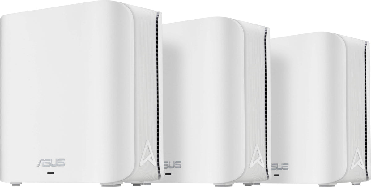 ASUS - ZenWiFi BE5000 Dual-Band Mesh Wi-Fi 7 System (3-Pack) - White