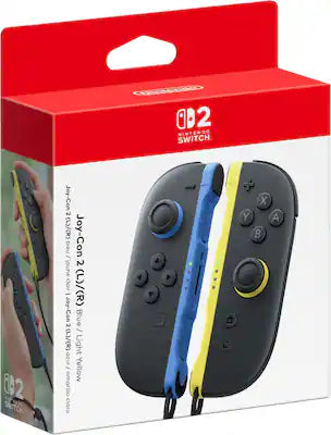 Nintendo - Joy-Con 2 (L)/(R) Blue / Light Yellow