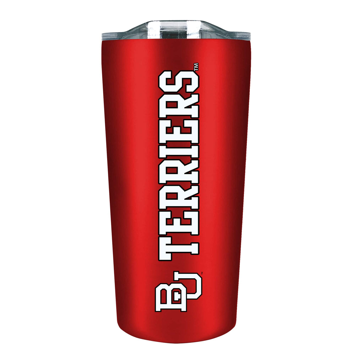 The Fanatic Group - Boston University 18oz. Stainless Steel Soft Touch Tumbler - Multicolor