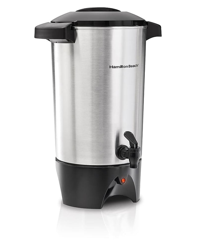 Front. Hamilton Beach - Coffee Urn - Silver.