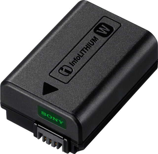 Front. Sony - Rechargeable Lithium-Ion Battery for NP-FW50 - Black.
