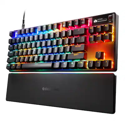 SteelSeries - Apex Pro TKL Gen 3 Wired Mechanical OmniPoint Adjustable HyperMagnetic Gaming Keyboard with Rapid Tap