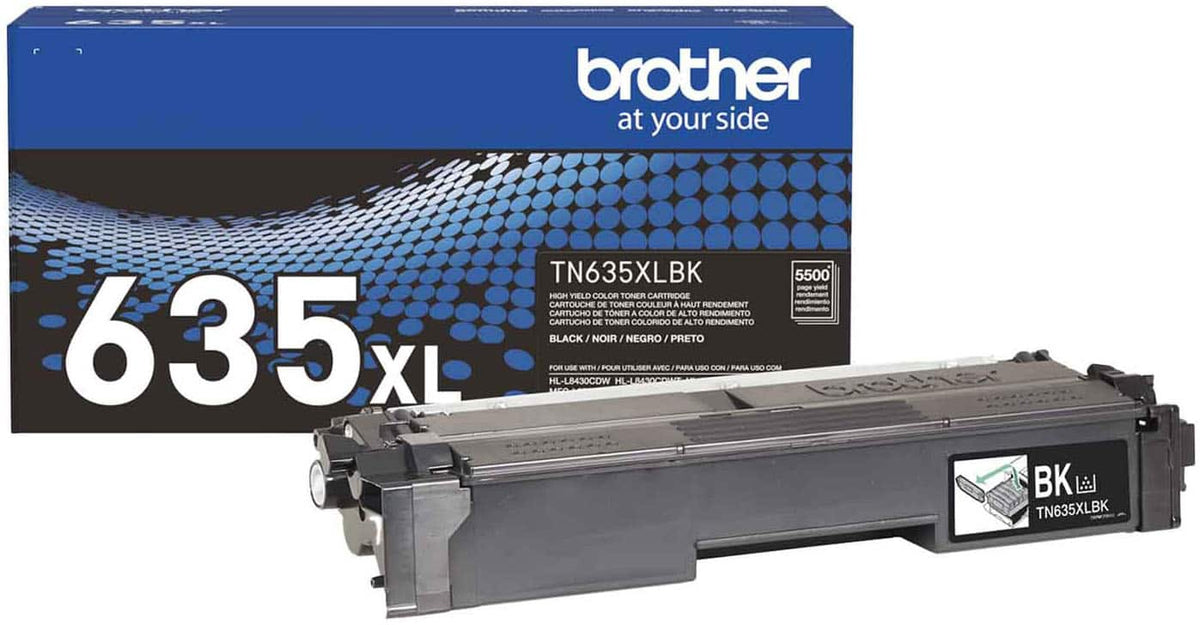 Brother - Genuine TN635XLBK High-Yield Toner Cartridge - Black