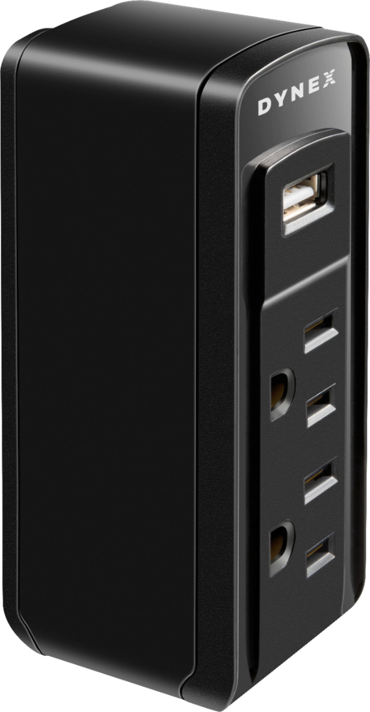 Dynex™ - 2-Outlet/1-USB Surge Protector - Multicolor