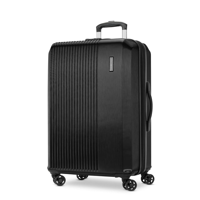 Front. Samsonite - Alliance SE Medium Spinner Suitcase - Bass Black.