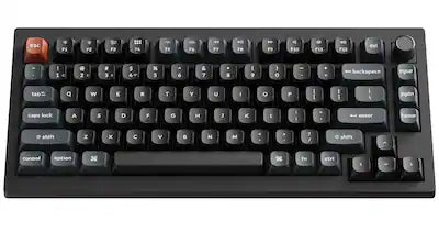 Keychron - V1 Ultra 8k 75% Custom Red Switch Mechanical Gaming Keyboard with Programmable ZMK Launcher Software