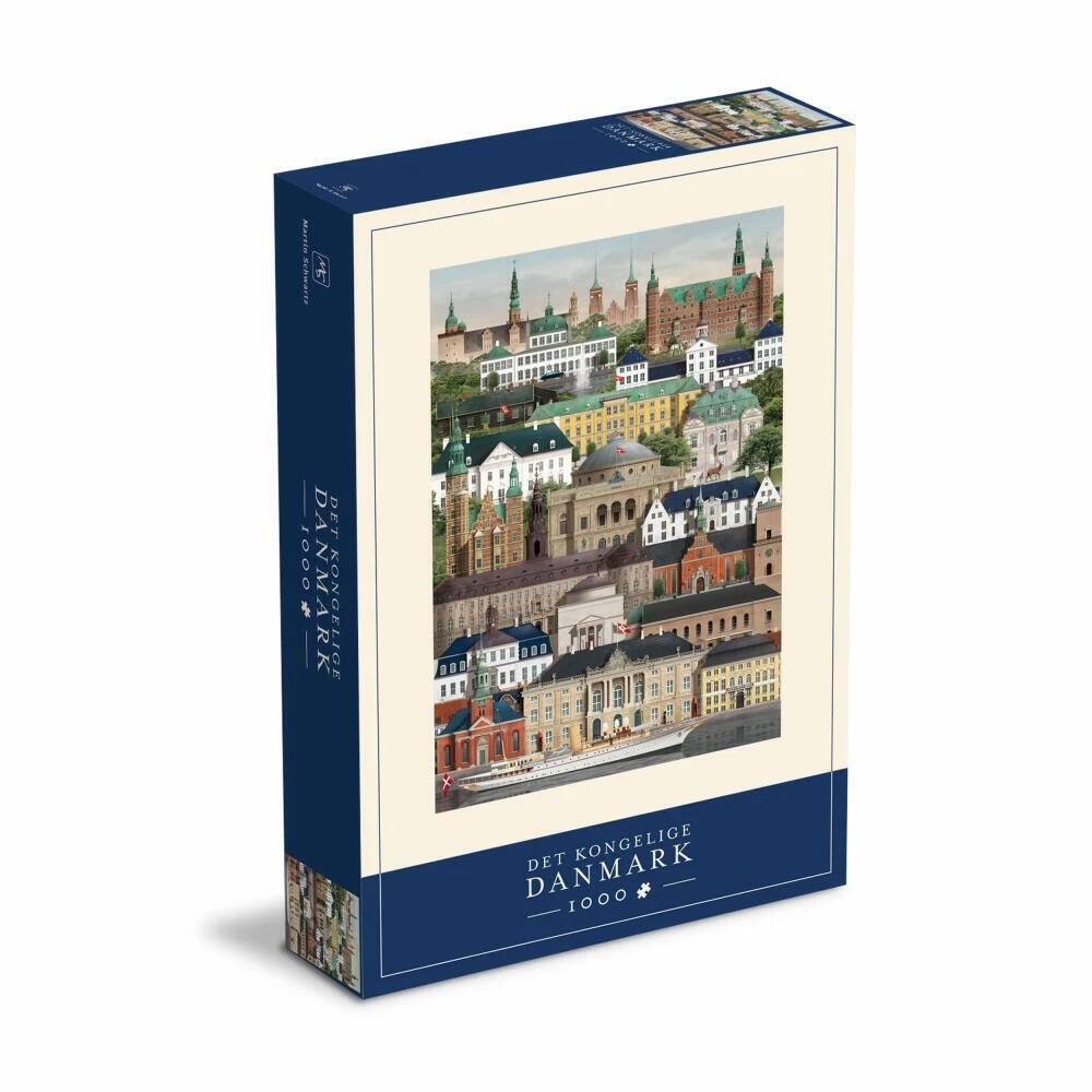 Martin Schwartz - 1000 Piece Jigsaw Puzzle for Adults – Cityscape Illustration of Royal Denmark