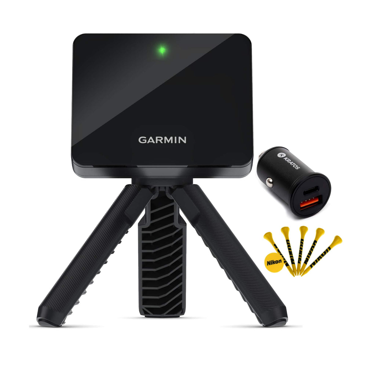 Garmin - Approach R10 Portable Golf Launch Monitor Bundle with Accessories - Black