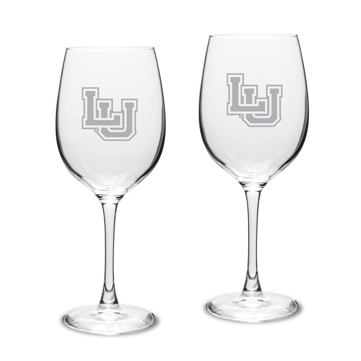 Jardine - Lamar Cardinals Two-Piece 16oz. Traditional White Wine Glass Set - Multicolor