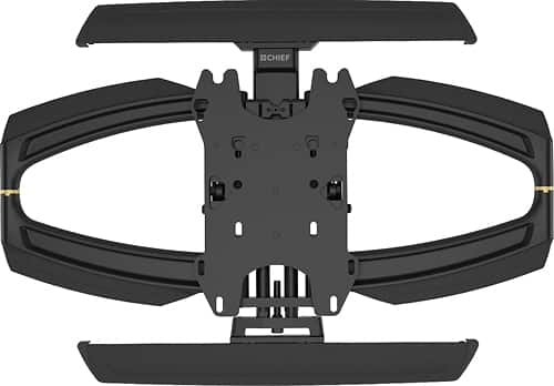 Chief - Thinstall Swing Arm TV Wall Mount for Most 37-58" Flat-Panel TVs - Extends 25" - Black