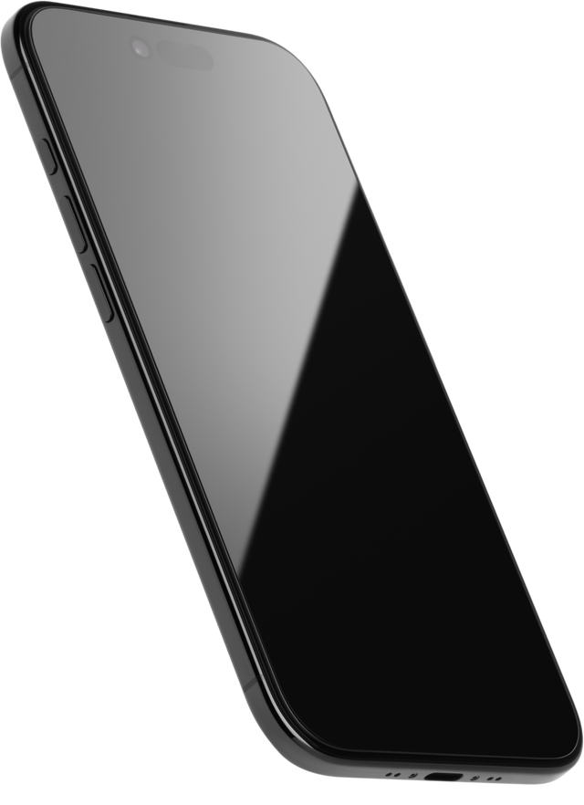 Front. dbrand - Prism Screen Protector for Apple iPhone Air - Clear.