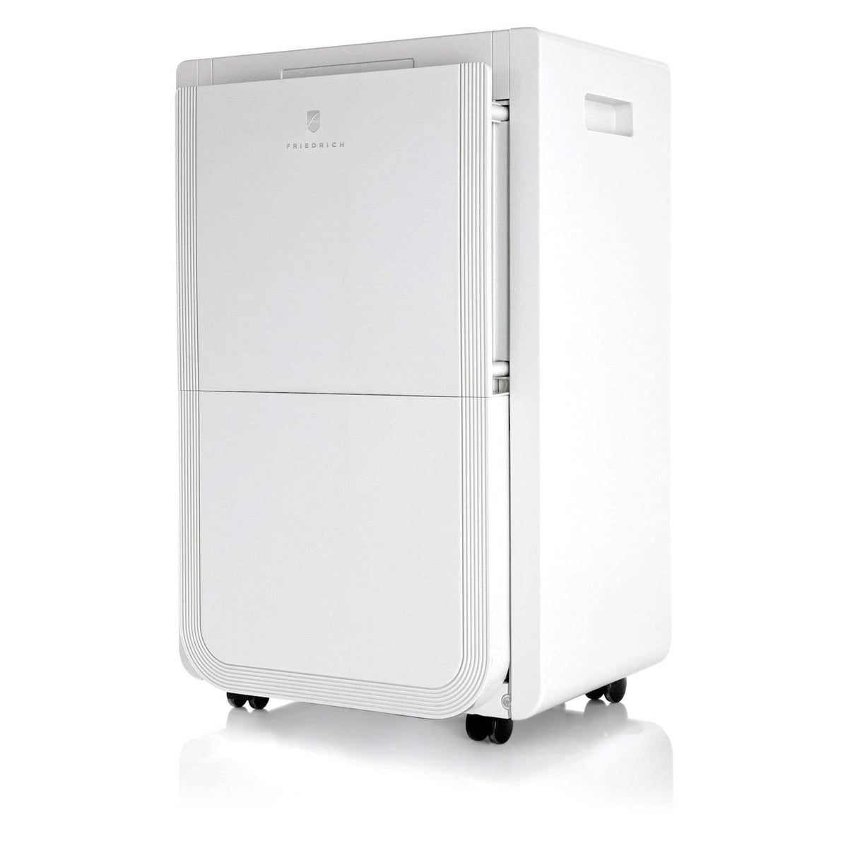 Friedrich - 35-Pint 16.25 Quart Bucket Capacity Dehumidifier - White