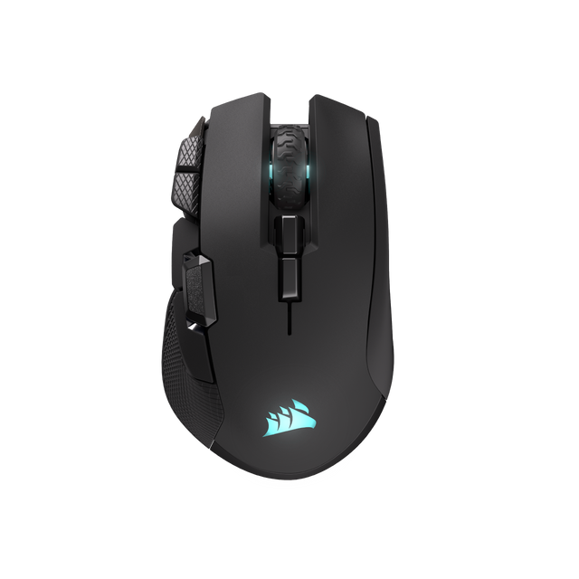 Front. CORSAIR - IRONCLAW WIRELESS SE FPS/MOBA/MMO Optical Gaming Mouse - Black.