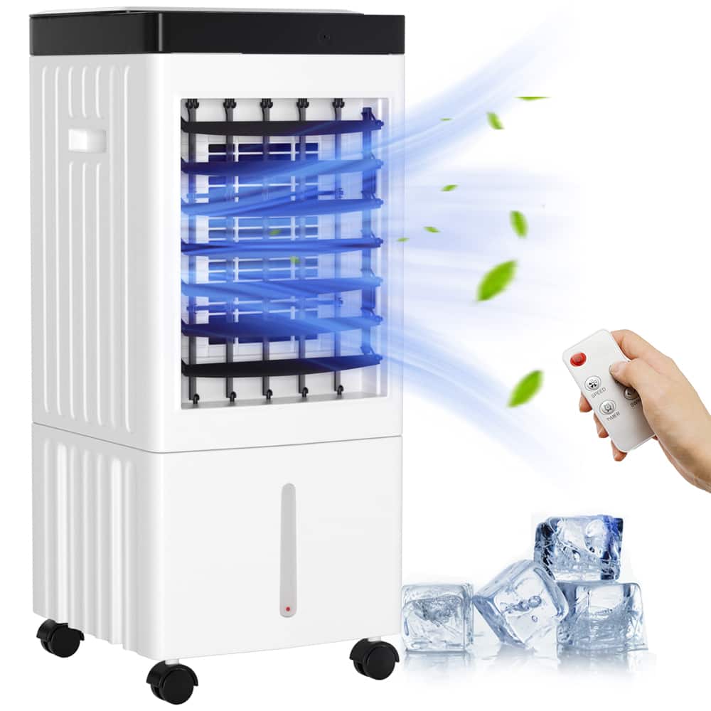Topteng - 3-in-1 Portable Evaporative Cooler - Remote Control, 60° Oscillation, 2.64Gal, 65W, 3 Modes, Air Cooler for Home/Office