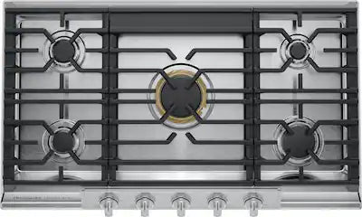 Frigidaire - 36 in. Wide 5 Burners Built-In Gas Cooktop