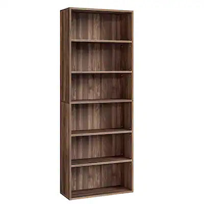 Songmics Home - Bookshelf, 6-Tier Bookcase, Book Shelf, Open Storage Shelf, 9.4 x 23.6 x 63.3 Inches, for Living Room, Home Office