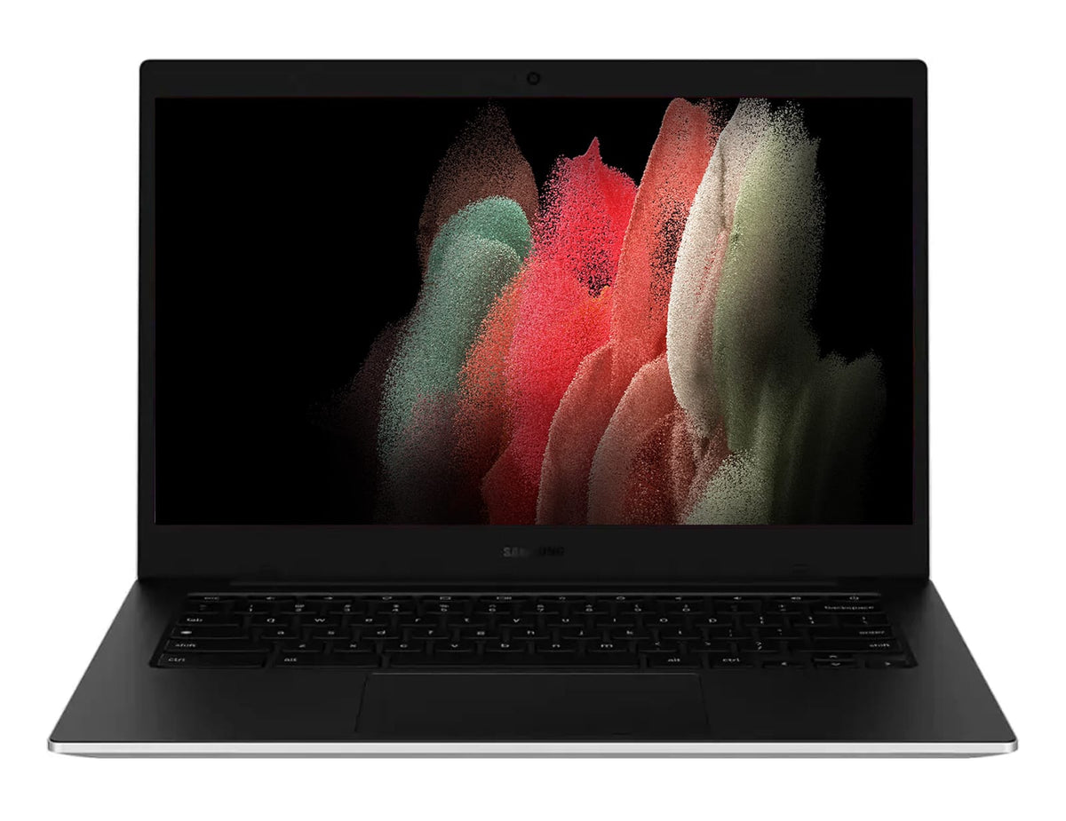 Samsung - Galaxy Chromebook Go - 14" LED Laptop - Intel Celeron- 4GB Memory - 128GB + 128GB SD Card - Silver