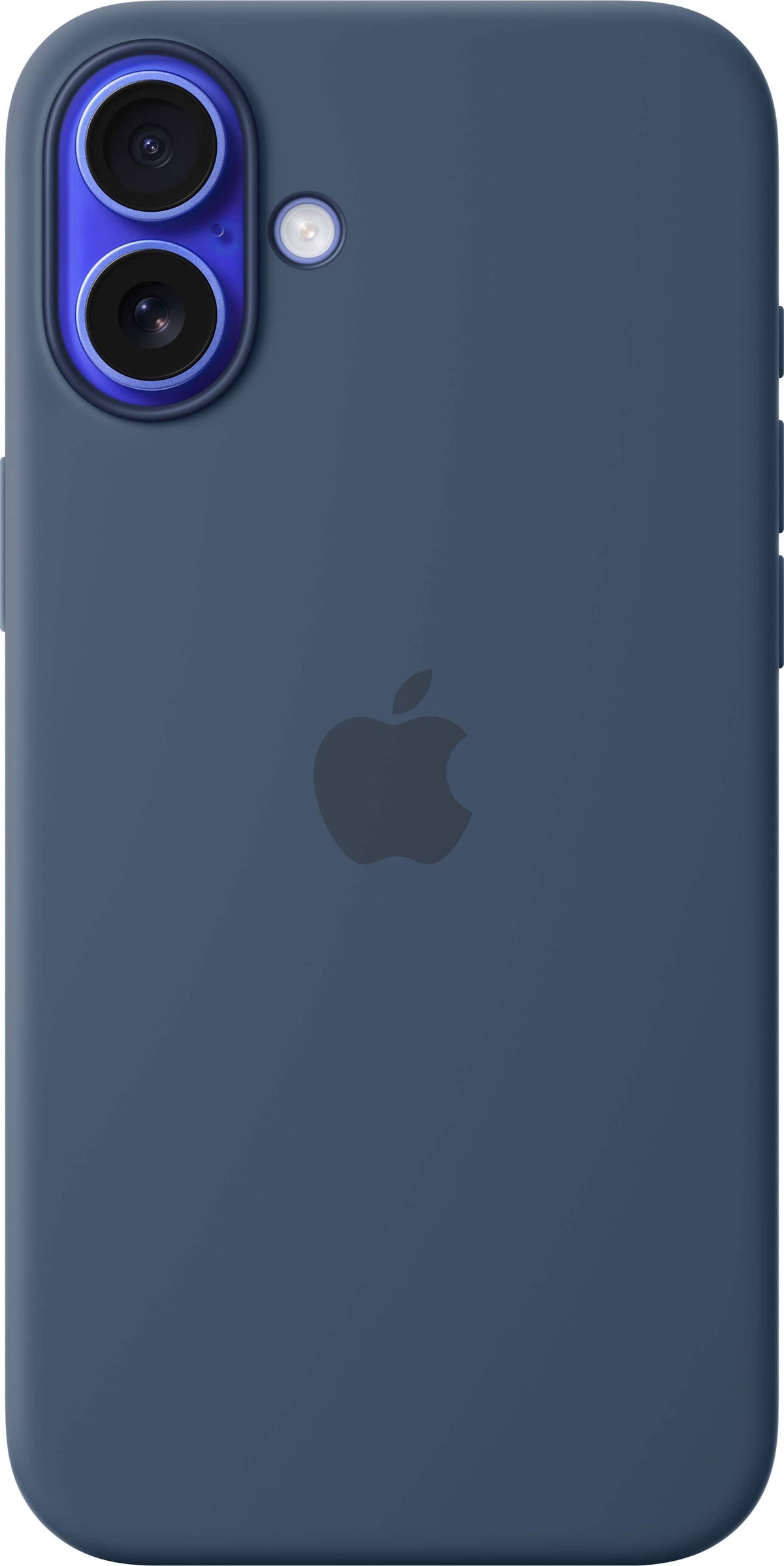 Apple - iPhone 16 Plus Silicone Case with MagSafe - Denim