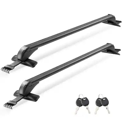 VEVOR - Roof Rack Cross Bars, Universal Fit for Naked Roofs Without Raised Rails/Flush Rail/ Moldings, 165 LBS Capacity