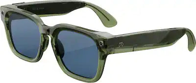 Meta - Fury - AI Glasses - Smart Features like 12MP Camera, Live Translate - 8+ Hour Battery - Light Blue Atlantic Lenses