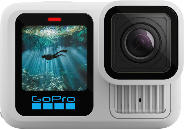 Front. GoPro - HERO13 Black Action Camera - Limited Edition - Polar White.