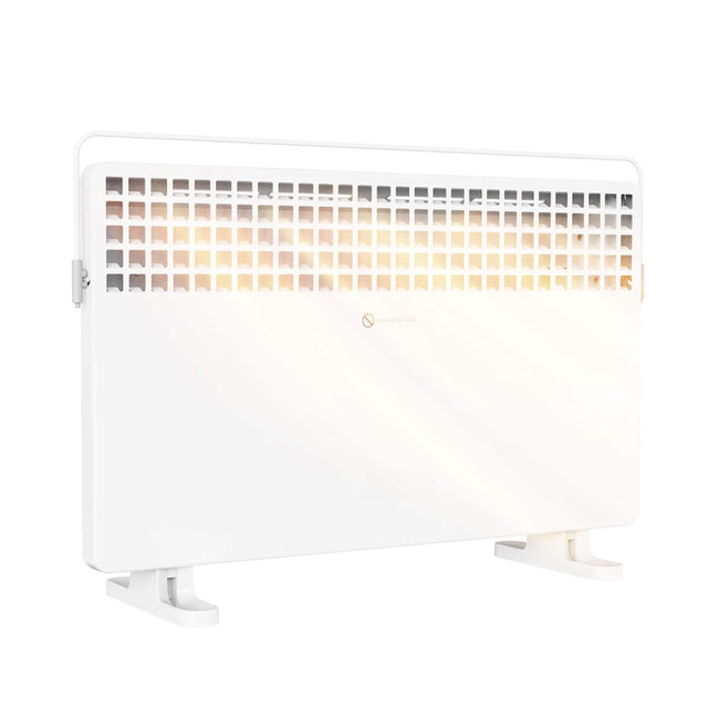 Front. Winado - 1500W Panel Heater, Freestanding Electric Space Heater with Towel Bar, 3 Heating Setting & Knob Control, for Indoor Use - White.
