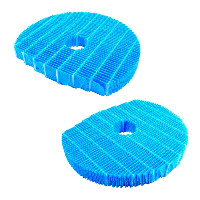 Front. HQRP - 2-Pack Humidifying Filters Replacement for Sharp KC-C70U KC-C100U KC-C150U KC-850U KC-860U FZ-C100MFU.
