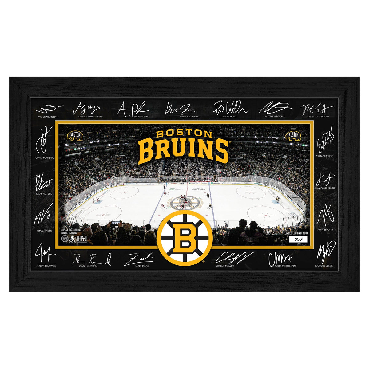 Highland Mint - Limited Edition 2025 Facsimile Signature Rink Framed Photograph - Multicolor