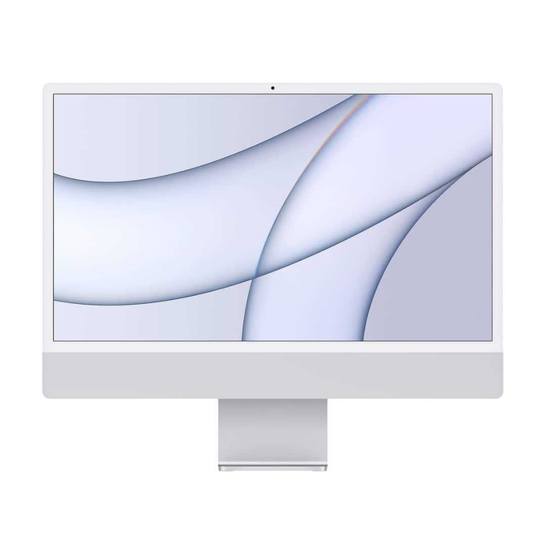 Refurbished Excellent - 24" iMac with Apple M1 8-Core CPU 8GB RAM, 256GB SSD Silver