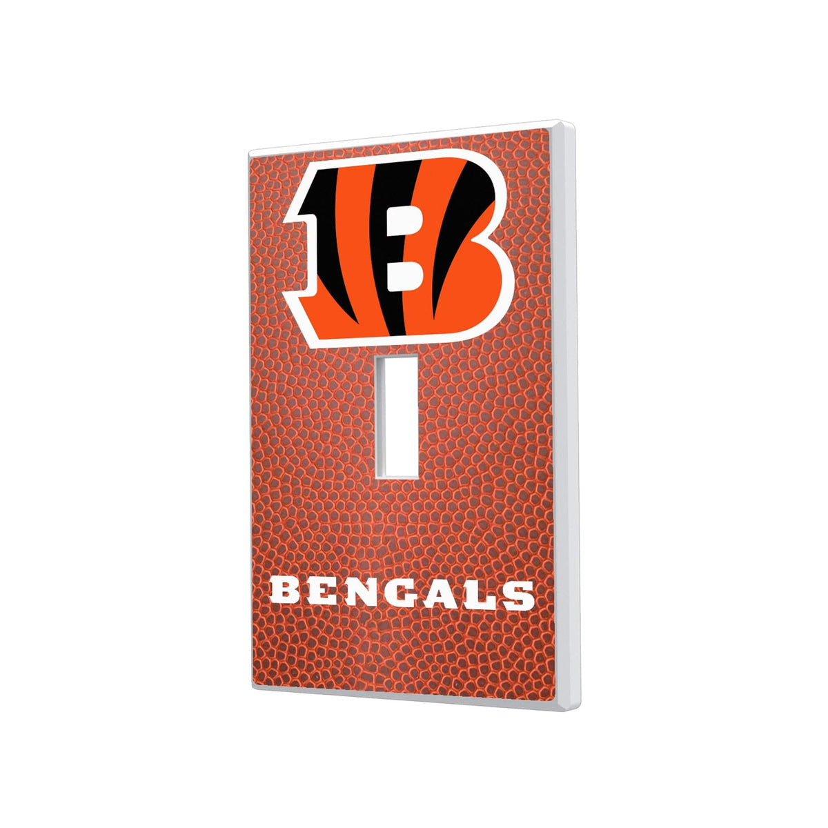 Keyscaper - Cincinnati Bengals Football Design Single Toggle Light Switch Plate - Multicolor