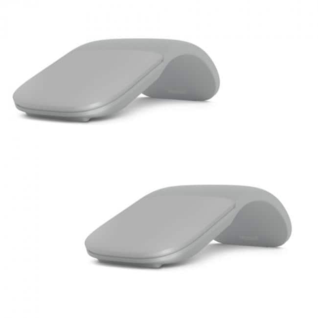 Microsoft - Surface Arc Touch Mouse Platinum + Surface Arc Touch Mouse Platinum - Wireless - Bluetooth Connectivity - Ultr - Wired - Unknown