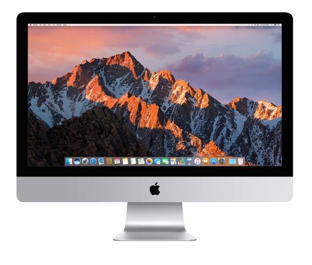 Front. Apple - iMac 27-Inch "Core i5" 3.5 (5K, Mid-2017) 8GB - 1TB FUSION - Silver.