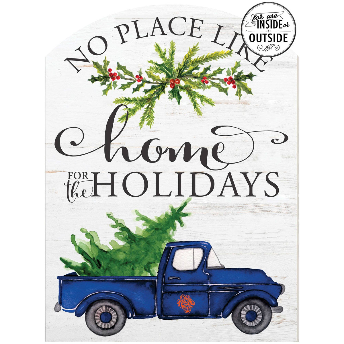 Jardine - Savannah State Tigers 16'' x 22'' Holiday Marquee Sign - White